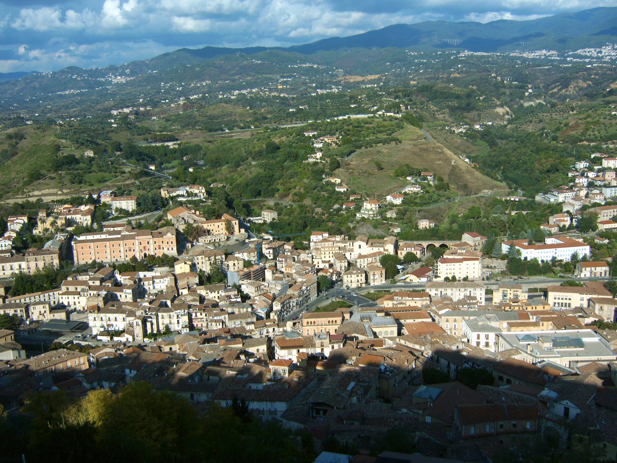 Il centro storico di Cosenza visto dal Castello Normanno-Svevo